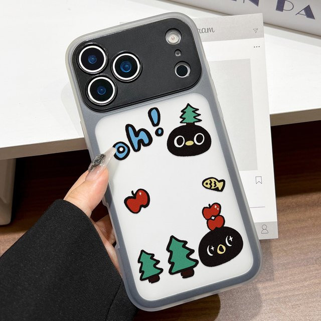 AKABEILA Handyhülle im Cartoon-Design für iPhone 17 Pro Max, 16, 15, 14, 13, mehrfarbig - Bild 1