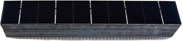 100 Stück monokristalline Silizium-Solarzellen A-Qualität von ALLMEJORES für den Eigenbau von Solarpanels, Maße: 157 mm x 26 mm - Bild 1