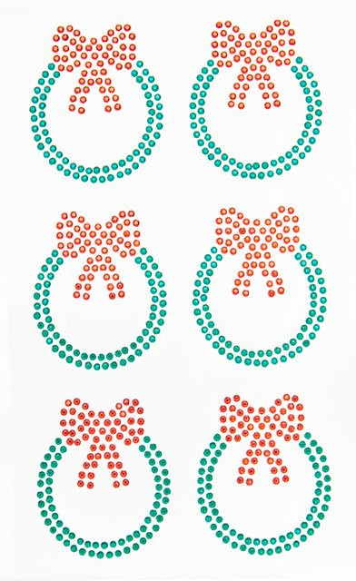 Rico Design Paper Poetry Strass-Sticker Kränze in Multicolor für Weihnachten - Bild 1