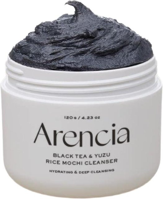 Arencia Schwarztee Mochi Reinigungsseife, Gesicht, 120g - Bild 1