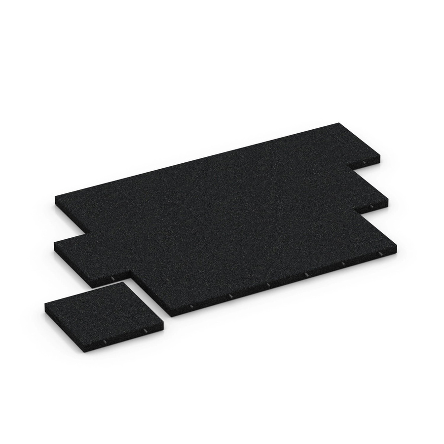 WARCO Fallschutzplatte Anthrazit B/T/H: 50 x 50 x 6 cm - Bild 2