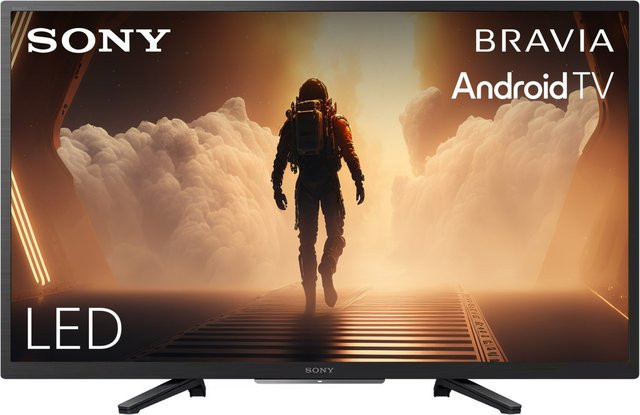 Sony Bravia KD-32W800 Smart-TV mit LED-Technik in Schwarz, 32 Zoll, HD Ready, Sprachsteuerung, Bluetooth, HDMI und USB - Bild 1