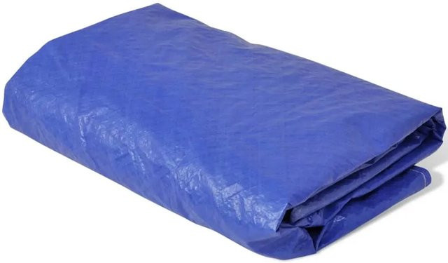 furnicato Poolabdeckungen 2er Set für runde Aufstellpools von 450 bis 457 cm Durchmesser - Bild 1