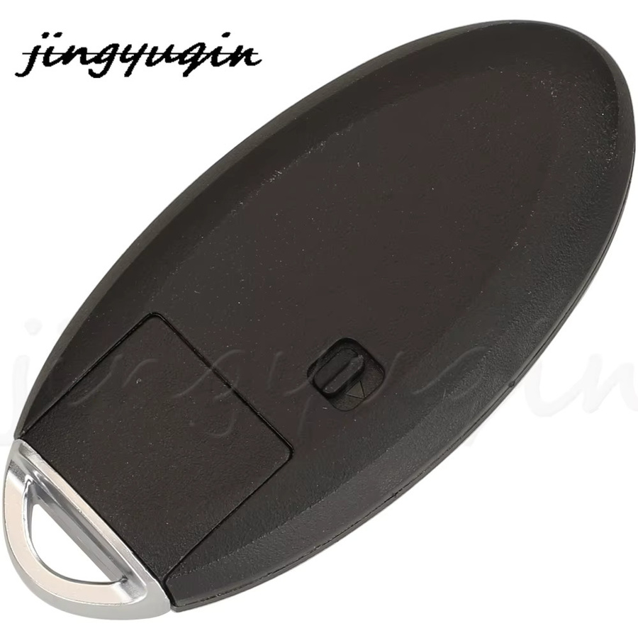 Jingyuqin 5-Tasten Smart Fernbedienung Autoschlüssel 433MHz 4A Pcf7938X Chip für Nissan Altima Teana Maxima in Schwarz - Bild 5