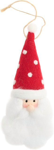 Rico Design Weihnachtsmann Aufhänger aus Filz mit Juteband - Bild 1