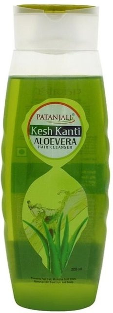 Patanjali Kesh Kanti Aloe Vera Shampoo, 200 ml, mit Aloe Vera und Panthenol - Bild 1