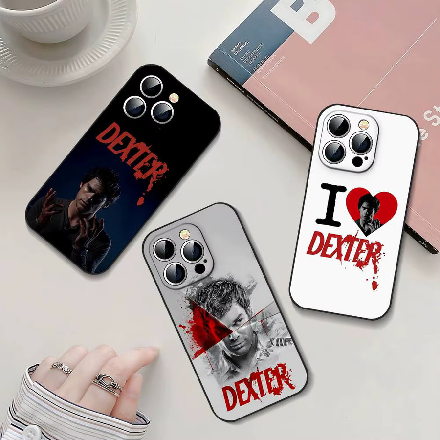 Schwarze Handyhülle I Love Dexter Edit passend für Apple iPhone 17, 16, 15, 14, 13, 11 Pro Max, Plus, X, Xr, Xs Max und 13 Mini - Bild 3