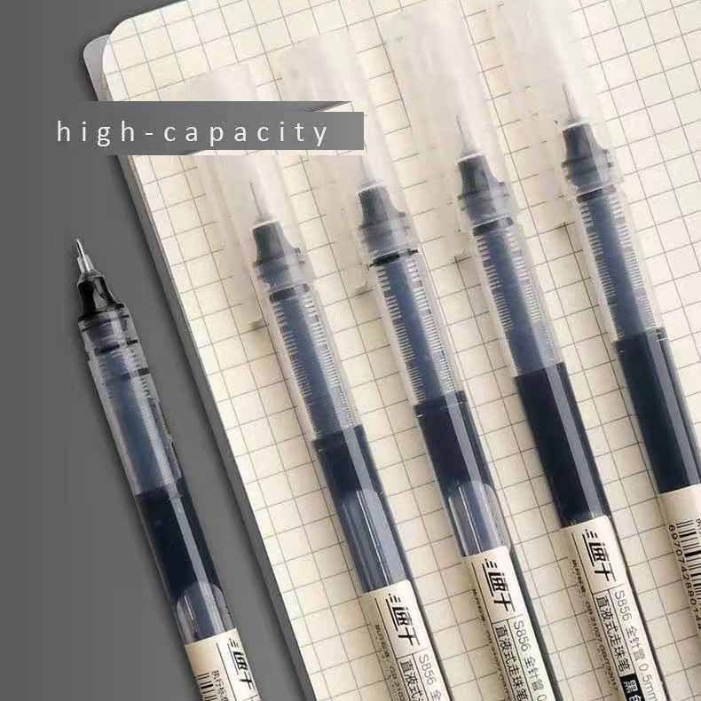3er Set blaue Gelstifte mit Nadelspitze und 0,5 mm Schreibstärke für Schule und Büro - Bild 5