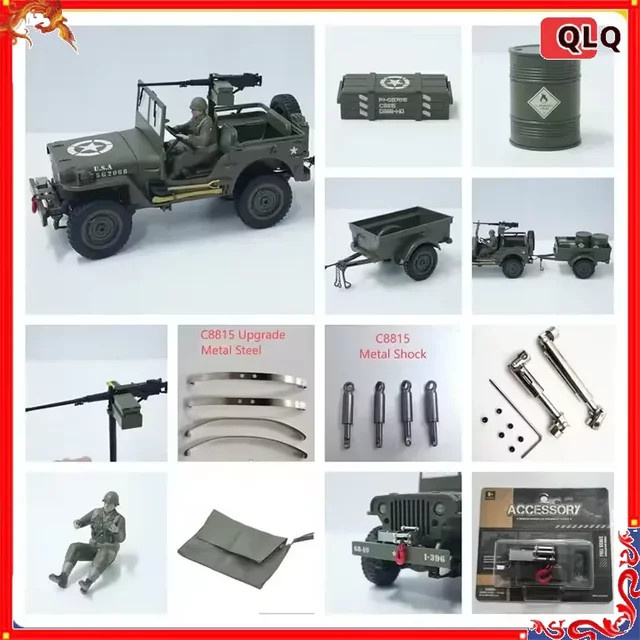 JJRC C8815 RC Auto Upgrade-Teilesatz, Metall, Zubehör - Bild 1