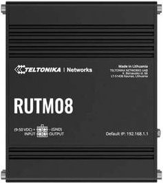 Teltonika RUTM08 Industrial Router Schwarz mit Ethernet/LAN - Bild 1