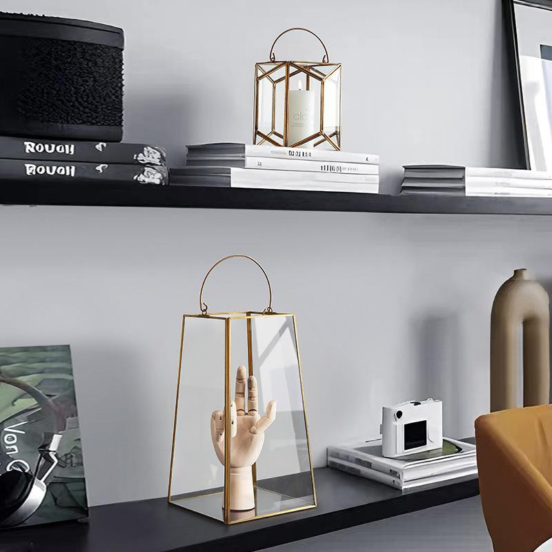 Geometrisches Glas-Blumendekor für Mikrolandschaften und DIY-Displaydekorationen Type A - Bild 2