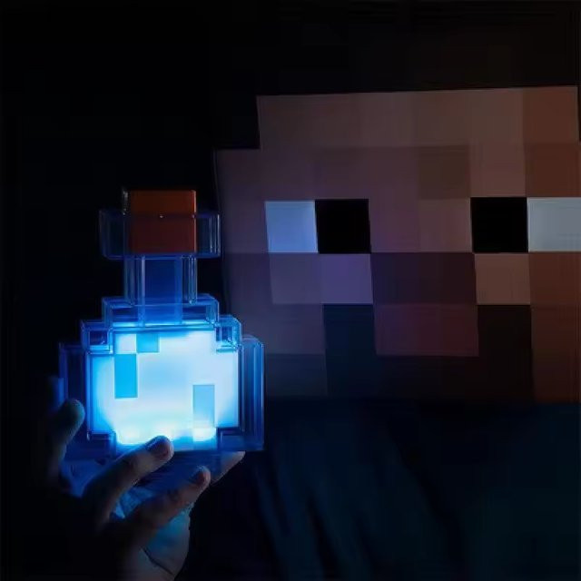 MC Game Zaubertrank-Flaschen-Nachtlicht mit 7 Farben wechselnder LED, Tippsteuerung und wiederaufladbarer Stimmungslampe in Multicolour - Bild 1