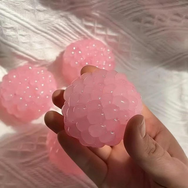 BC Pet Supplies Quetschbälle Eisperlen, Stressabbau Spielzeug, rosa - Bild 1