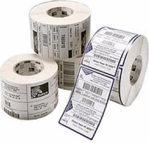 Zebra Z-Ultimate 3000T Kunststoff Etikettenrolle in Weiß, B: 69,85 mm, H: 31,75 mm, Durchmesser: 200 mm - Bild 1