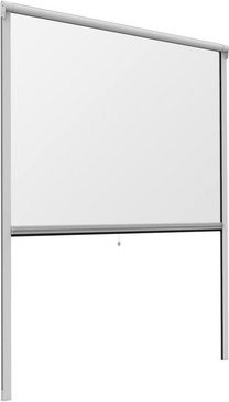 WINDHAGER Insektenschutz IS Basic Rollo Fenster aus ALU in Weiß, B: 130 cm x H: 160 cm - Bild 1