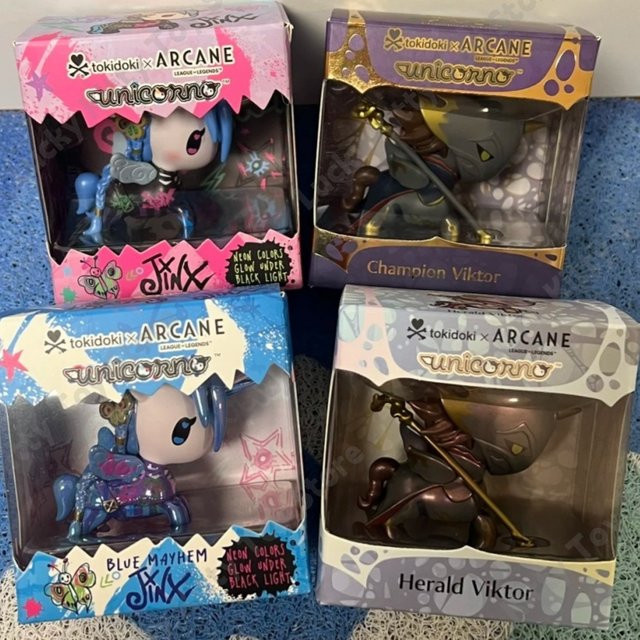 Tokidoki Arcane Einhorn Jinx Viktor, 3-Zoll-Figur, Einzelfigur - Bild 1