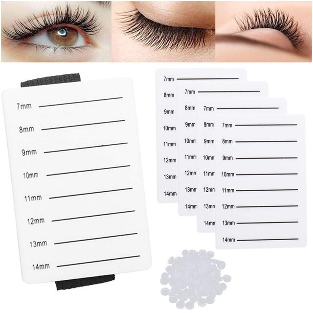 HUAZDS Wimpernpalettenhalter mit 100 Wimpernblütenbechern, Unisex - Bild 1