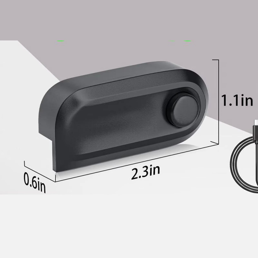 WALFRONT LED Staubanzeigeleuchte für Staubsauger in Schwarz - Bild 3
