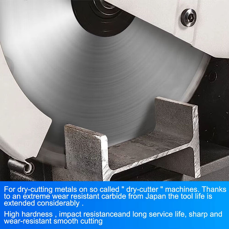 XCAN Metallschneidscheibe Hartmetall-Kreissägeblatt für Stahl, Farbe: Silber, Durchmesser: 305 mm, Zähne: 60T - Bild 3