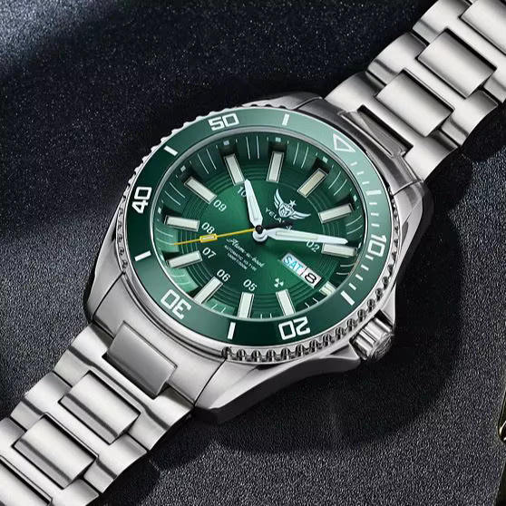 YELANG Armbanduhr, Automatik, Edelstahl, 44mm, Herren, 30 ATM - Bild 5