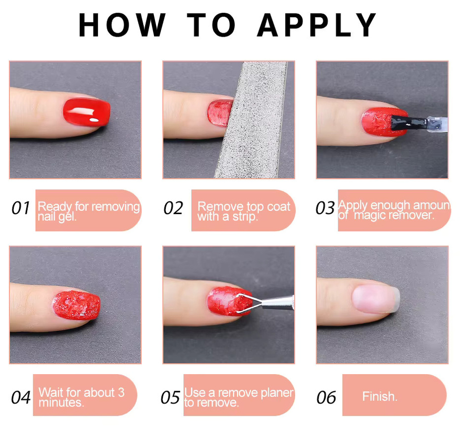 NAILCO Magic Fast Nail Gel Polish Remover, 15 ml - Bild 4