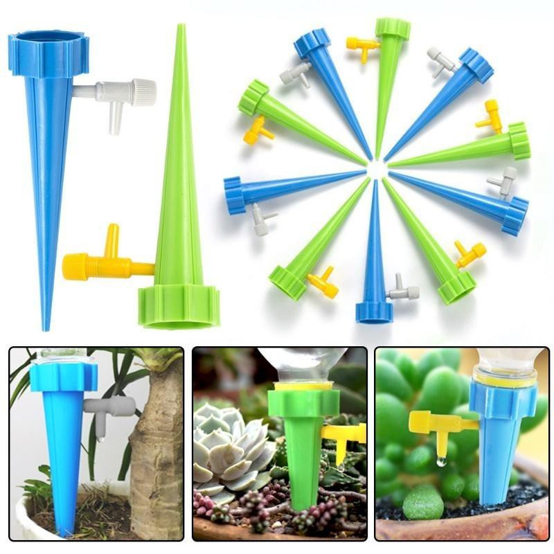 Automatisches Tropfbewässerungssystem Green 4er-Set für Blumenpflanzen, Gewächshaus und Garten - Bild 4