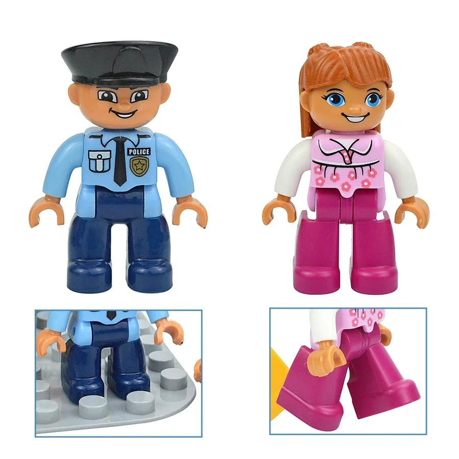 Yiran toy Familienfiguren, Baustein, Prinzessin, Piraten, Polizei, ab 3 Jahren - Bild 2
