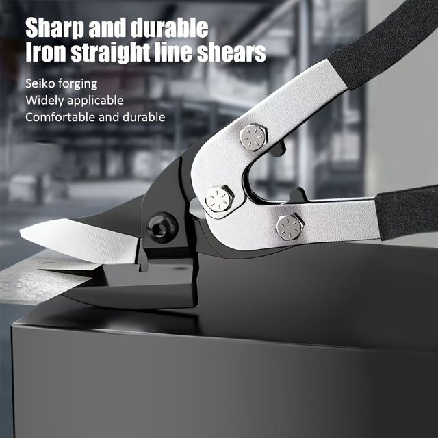 Newshark Profi-Geradscheren aus Chrom-Vanadium-Stahl in Silber - Bild 1