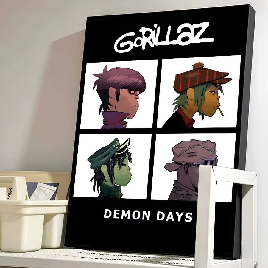 Gorillaz Poster dekoratives Wandgemälde Multicolor Breite: 10 cm, Höhe: 15 cm - Bild 5
