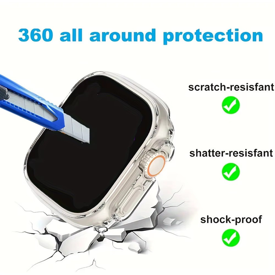 TPU-Hülle für Apple Watch, Stoßfänger-Displayschutz, Zubehör - Bild 2