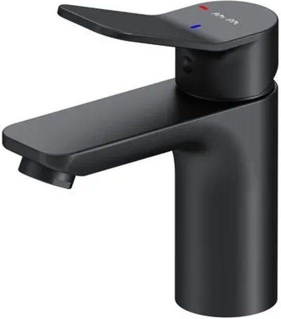 AM.PM Einhebel-Waschtischarmatur X-Joy Wasserhahn aus Messing in Matt Schwarz - Bild 1