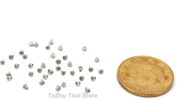 GooBetter Senkkopfschraube aus Edelstahl in Silber, M1,2 x 1,4 mm mit Torx-Antrieb - Bild 1