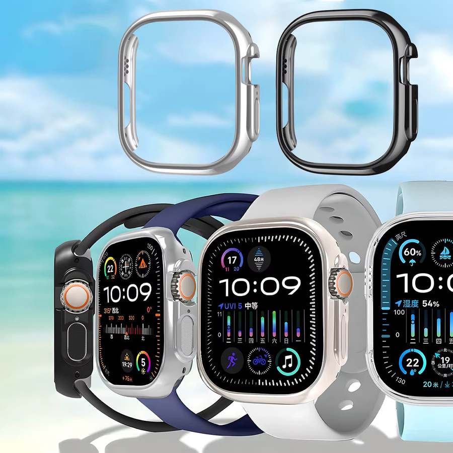OAKCHARM Skeleton Schutzhülle aus hartem PC für Apple Watch Modelle 38mm bis 45mm, Transparent - Bild 3