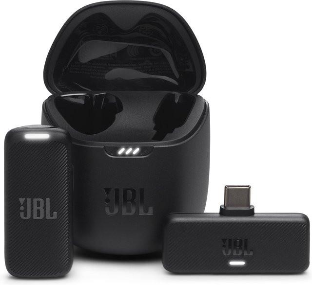 JBL Quantum Stream Studio Wireless USB-C Lavalier Mikrofon in Schwarz - Bild 2