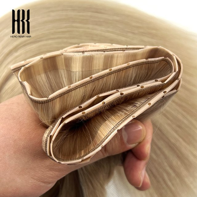HERO REMY HAIR Schmetterlings-Haarverlängerungen, Echthaar, 100 g - Bild 1