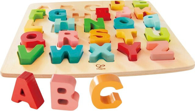 Hape Puzzle mit Großbuchstaben, Holz, ab 3 Jahre - Bild 1