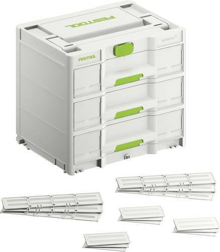 Festool Systainer SYS3-SORT/3M 337 Transportkiste B/T/H: 29,6 x 39,6 x 33,7 cm - Bild 1