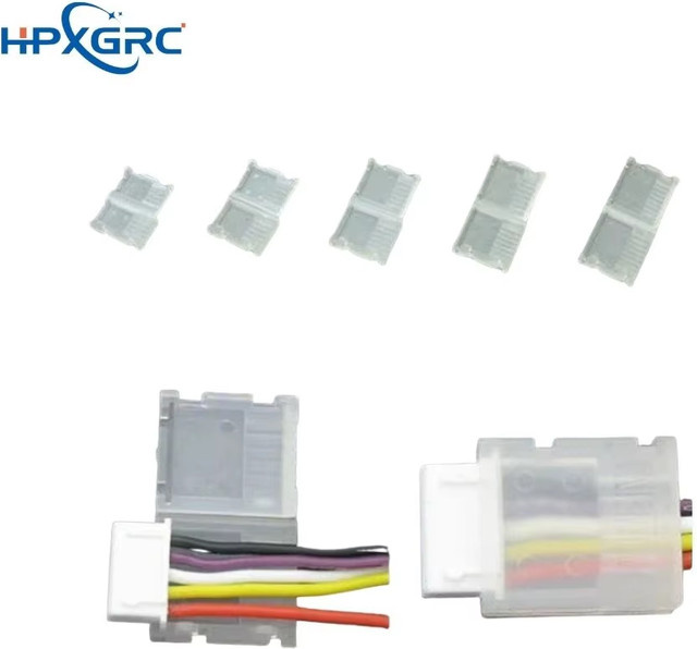 HPXGRC 20er Set JST-XH Balance Plug Saver AB Clips für RC LiPo Akkus in Transparent - Bild 1