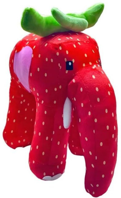 Italienische Gehirnfäule Erdbeer Elefant Plüschtier, ab 14 Jahre - Bild 1