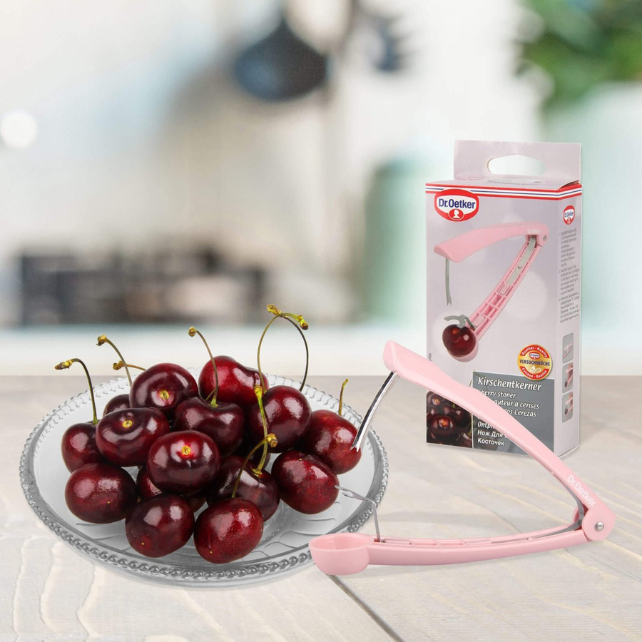 Dr. Oetker Kirschentkerner pink aus Kunststoff - Bild 2