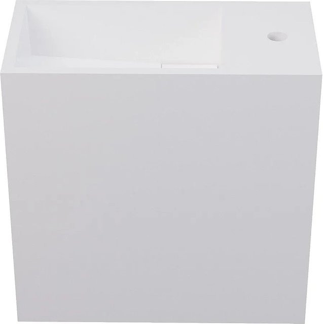 Waschtischplatte mit Aufsatzwaschbecken Pumori in Weiß, Breite: 40 cm - Bild 1