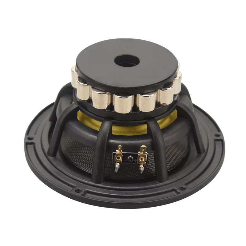HIFIDIY LIVE T6-182N Kohlefaser-Tieftöner-Lautsprechereinheit, 6,5 Zoll Midbass-Lautsprecher, 120W, 8 Ohm, Schwarz - Bild 2