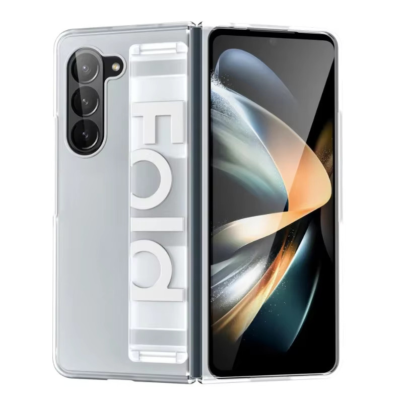 Samsung Armband-Handyhülle aus Silikon mit Handschlaufe für Galaxy Z Fold 6, Z Fold 5, Z Fold 4 und Z Fold 3 in Blau - Bild 2
