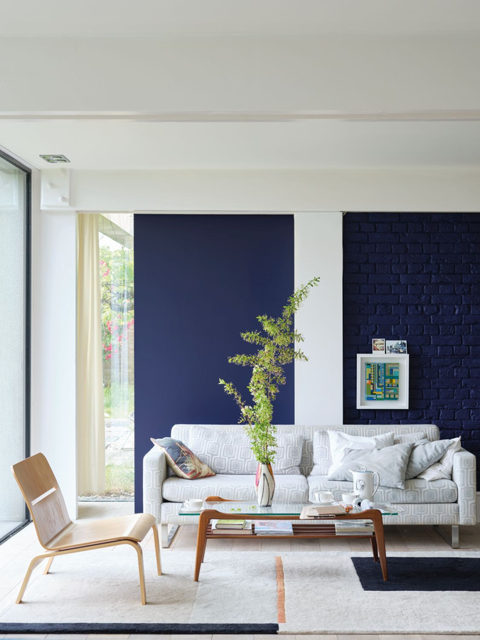 Farrow & Ball Dead Flat Wandfarbe Titmouse Blue in Archivton 5 l - Bild 1