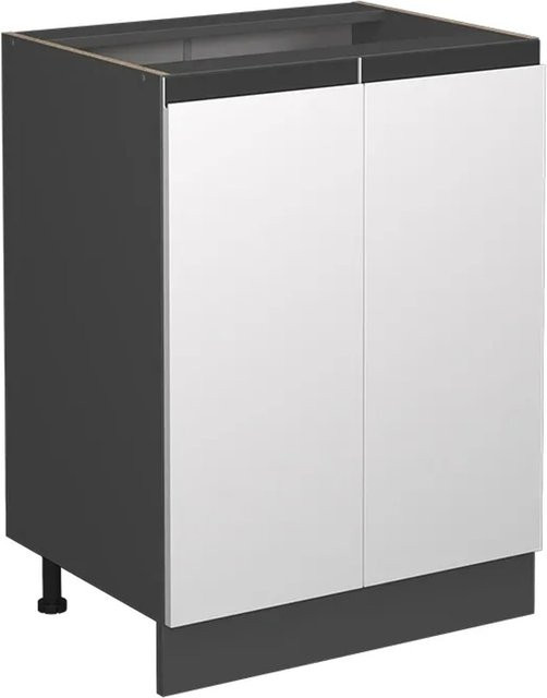 Vicco Küchenunterschrank R-Line J-Shape modern in Anthrazit und Weiß, Breite: 60 cm - Bild 2