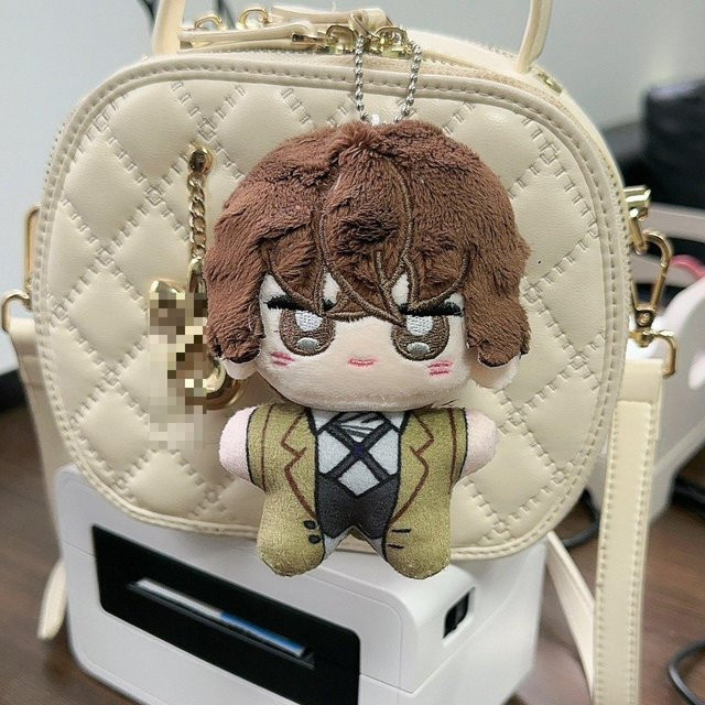 Yiran Health & Beauty Bungou Stray Dogs Plüschanhänger, Stoffpuppe, 10cm, ab 14 Jahren - Bild 1
