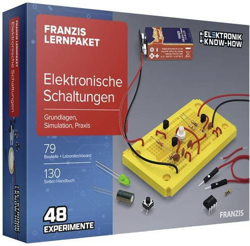 Franzis Verlag Elektronische Schaltungen 67164 Lernpaket für Elektronik ab 14 Jahren - Bild 1