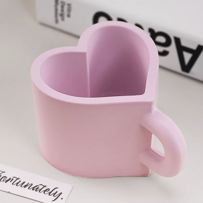 UDOCOOL Silikonform Herzform für DIY Kerzen, Teetassen und Gipsarbeiten, Mehrfarbig - Bild 4