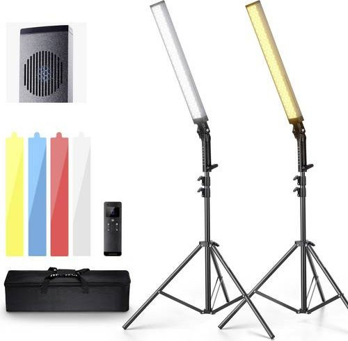 Neewer BH20B Bi-Color LED Videoleuchte in Schwarz mit 384 LEDs - Bild 1