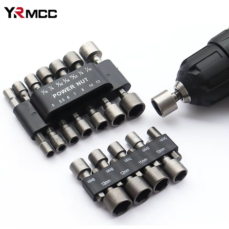 Wiha EDC Multi Tool Bit-Set mit 9-14 Stück Düsen für Akku-Bohrschrauber und Schraubendreher, Größe 5 mm-13 mm - Bild 3